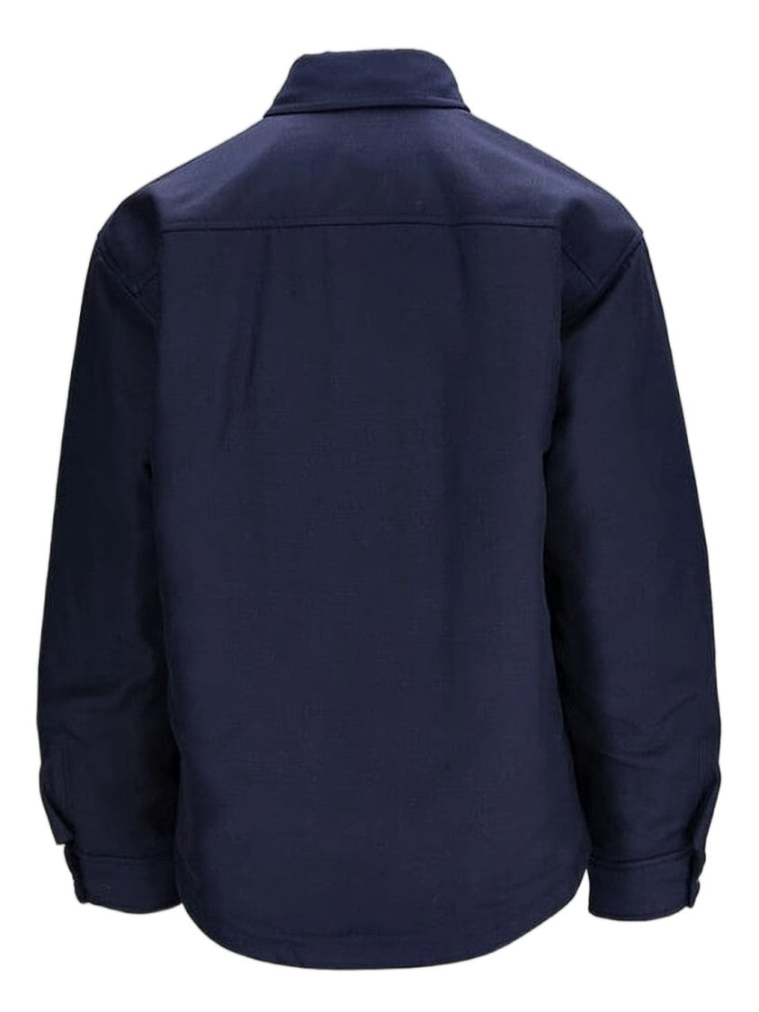 Jacquemus Boxy Blue Long-Sleeve Shirt With Classic Collar