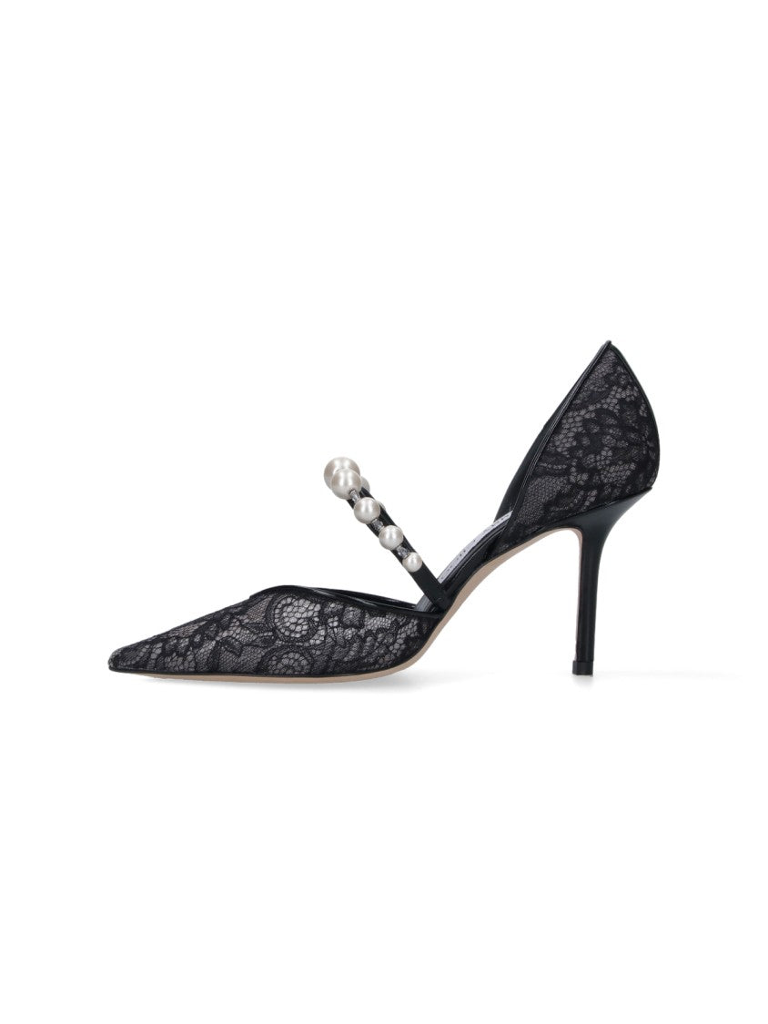 Jimmy Choo Black Aurelie 85 Pumps