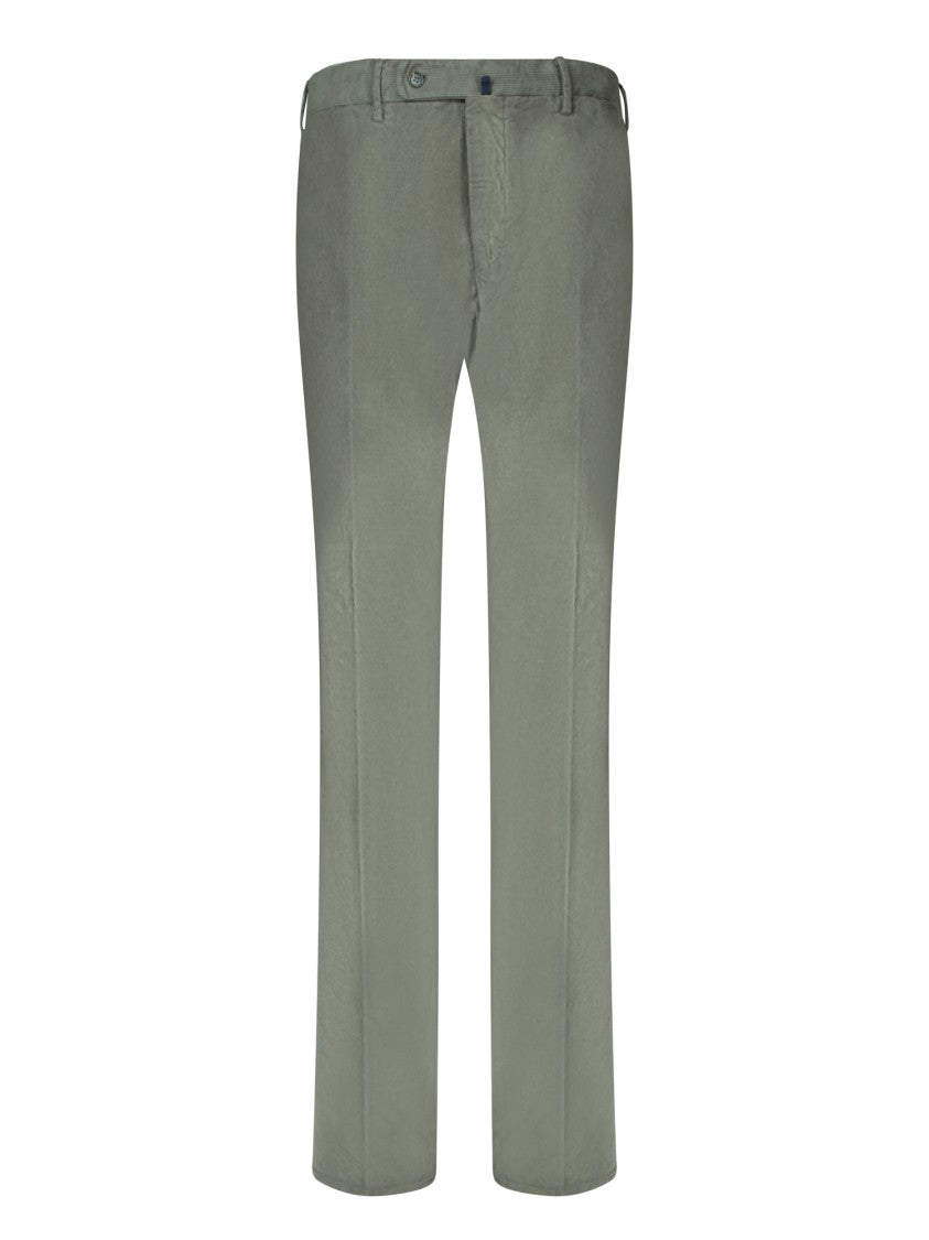Incotex Grey Corduroy Trousers