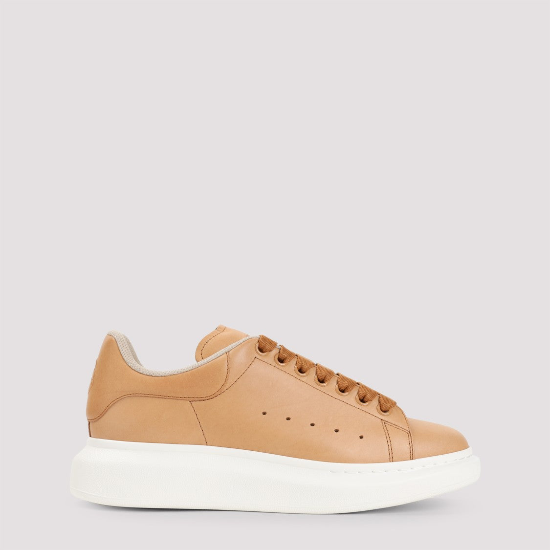 Alexander Mcqueen Natural Leather Sneakers