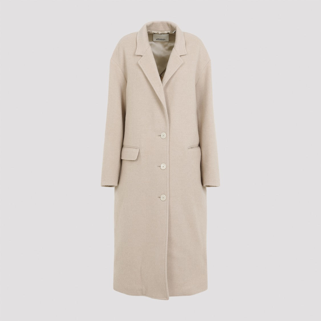 Isabel Marant Efezia Beige Wool Coat