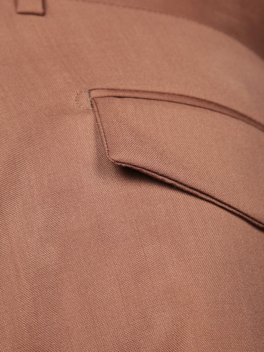 Costumein Brown Trousers With Tailored Fit