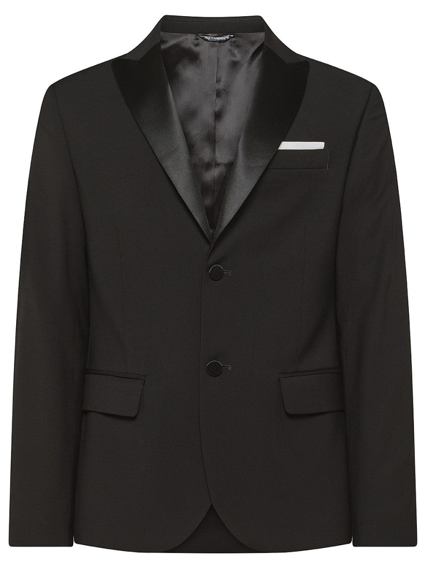 Daniele Alessandrini Black Single-Breasted Blazer