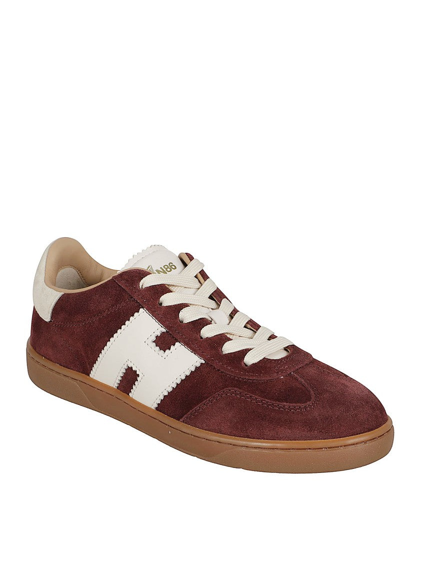 Hogan Burgundy Suede Hogan Cool Sneakers