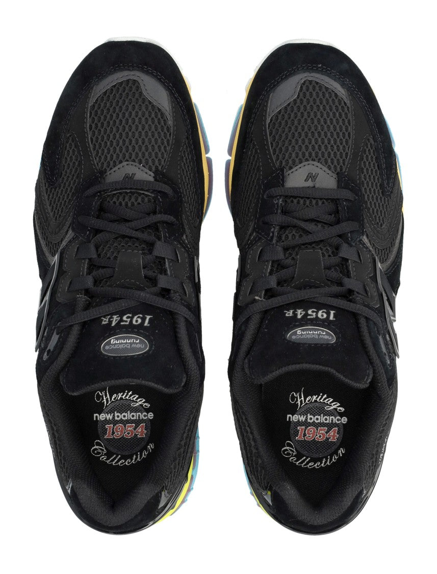 New Balance Black 1954R Mesh Synthetic Athletic Sneakers