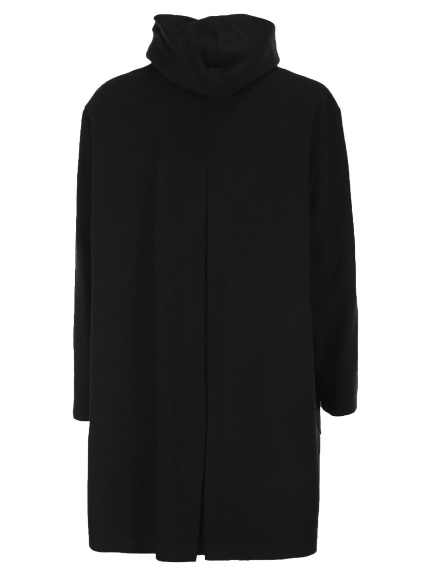 Paltò Wool Coat With Hood