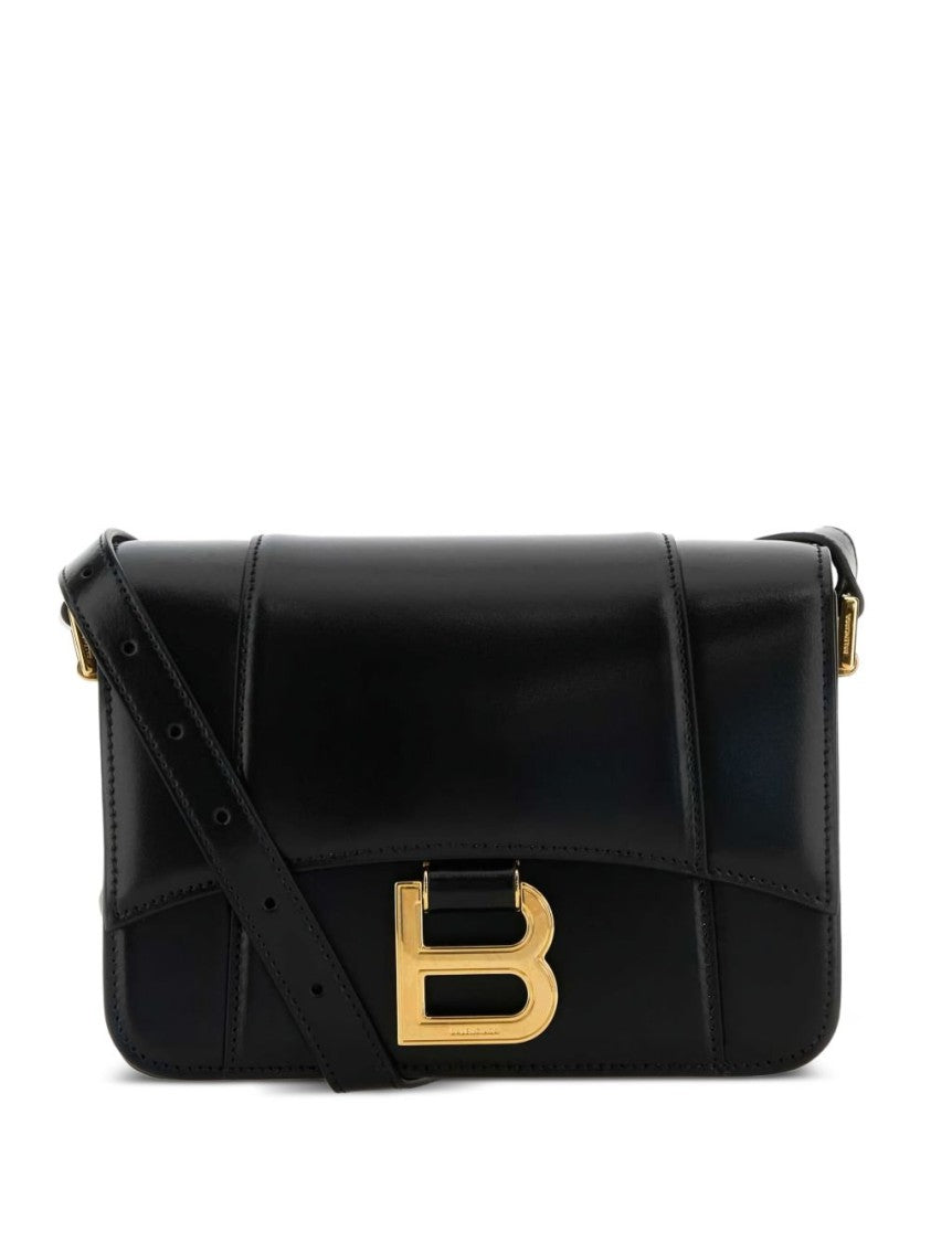 Balenciaga Structured Black Shoulder Bag