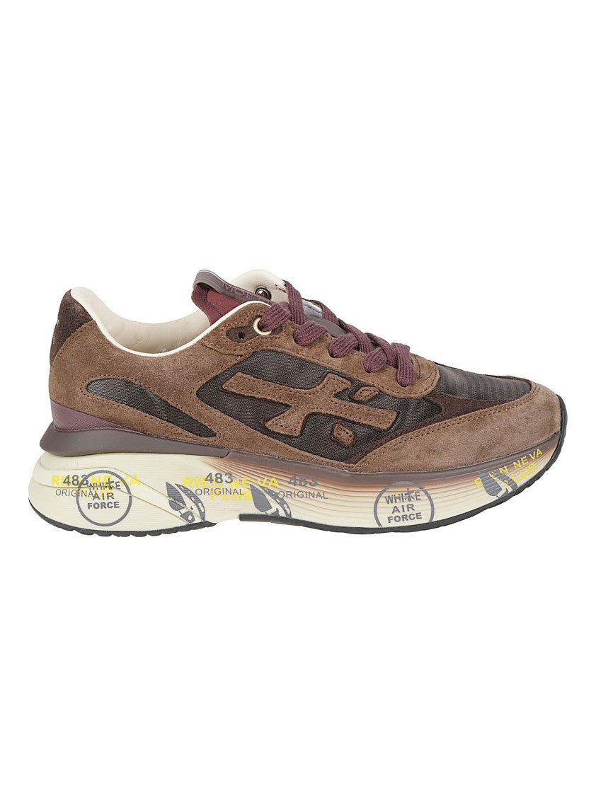 Premiata Earthy Brown Moerund Calf Leather Sneakers