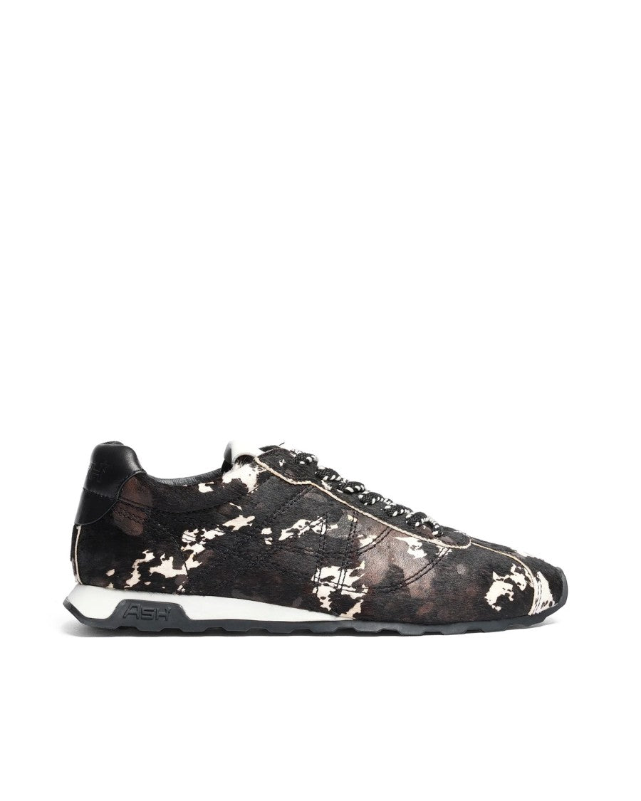 Ash Kill Bill Pony Black And White Leather Sneakers
