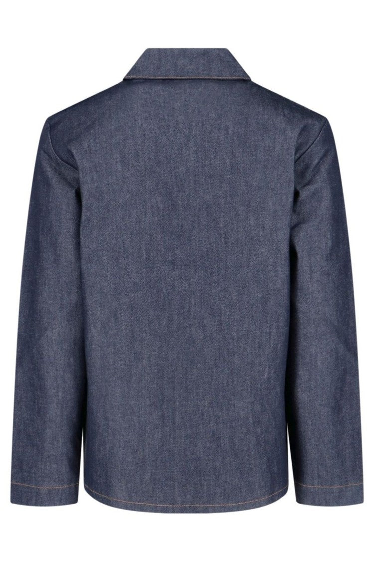 A.P.C. Classic Blue Long-Sleeve Shirt