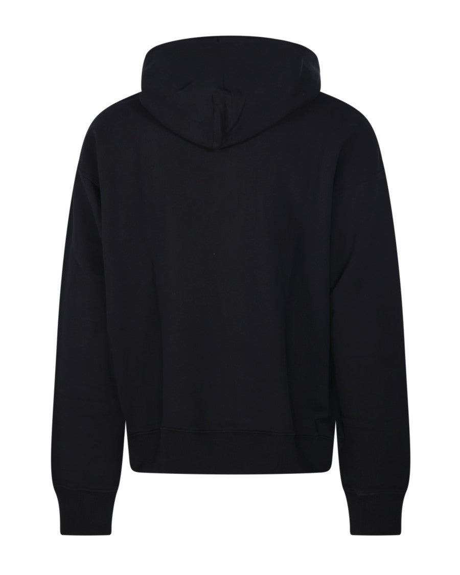 Off-White Small Arrow Logo Hoodie In Black Cotton