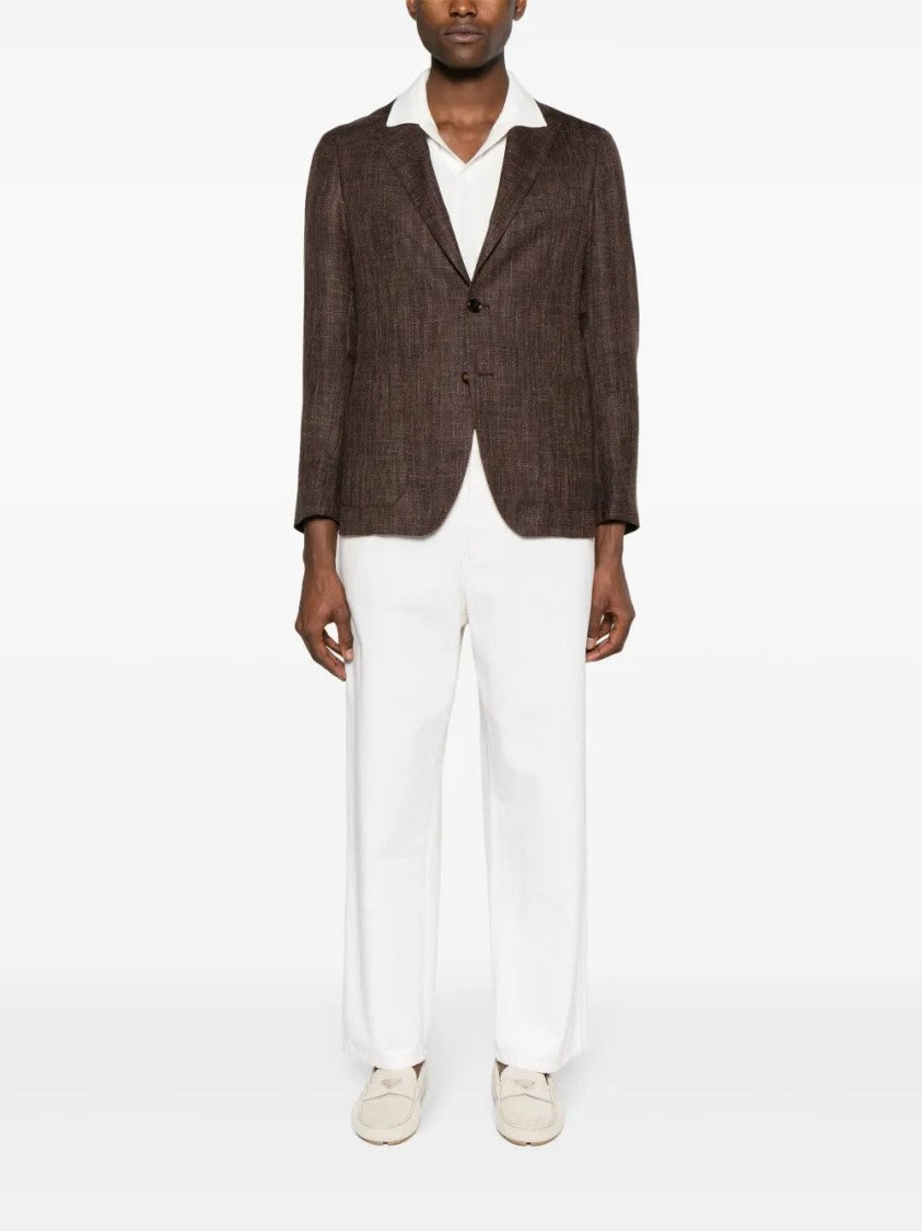 Tagliatore Short-Sleeved Knit Polo Shirt