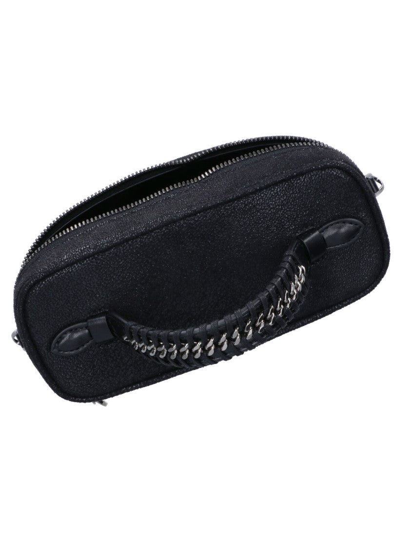 Stella Mccartney Black Falabella Fabric Vanity Bag