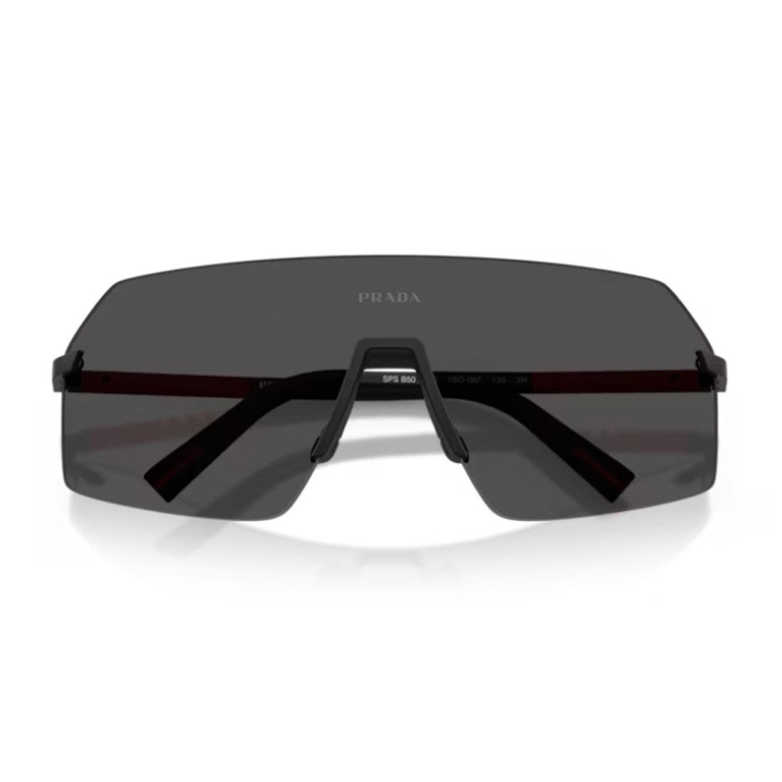 Prada Linea Rossa Black Ps B50s Nylon Mask Sunglasses