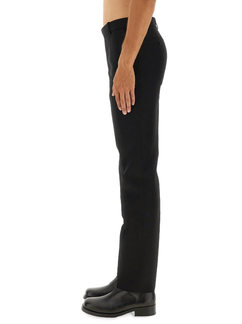Alexander Mcqueen Tailored Black Wool Pants