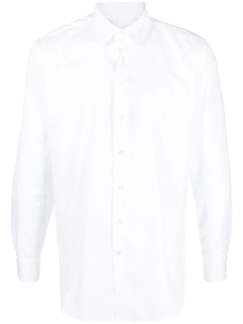 Etro Crisp White Long Sleeve Button-Down Shirt