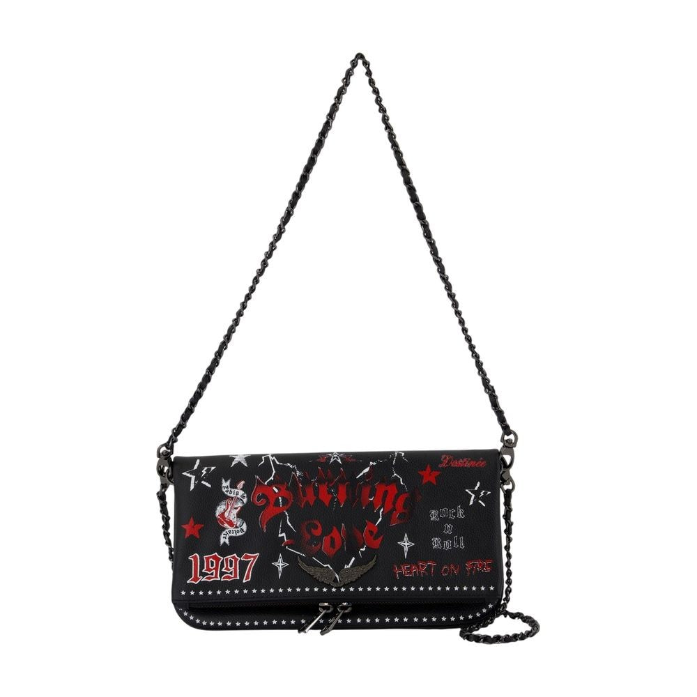 Zadig & Voltaire Rock Wallet On Chain - Leather - Black