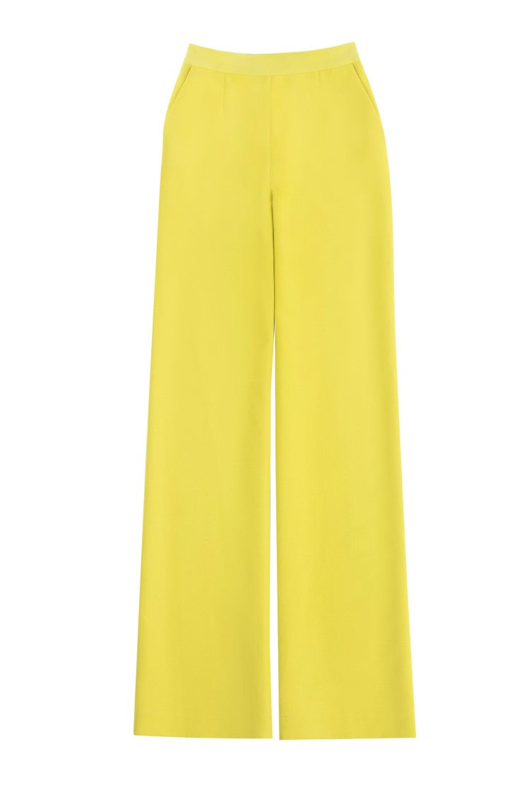 Saiid Kobeisy Lime Green Straight-Fit Pants
