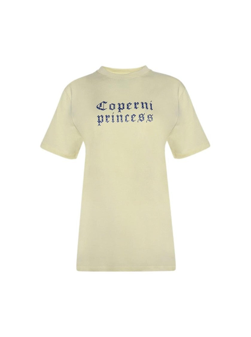 Coperni X Disney Princess Boxy Tee Yellow