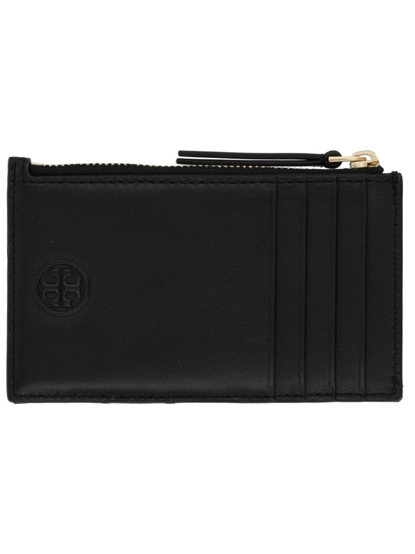 Tory Burch Fleming Quilted Diamond Card Holder Wallet
