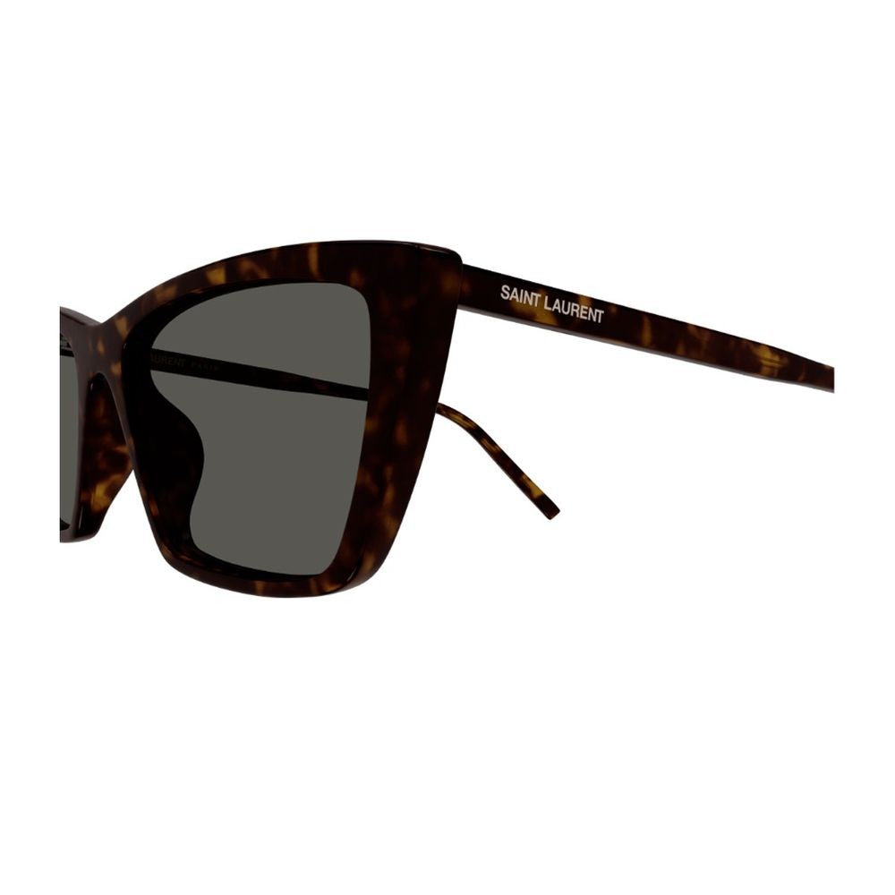 Saint Laurent Sl 737 Mica Thin Linea Sl Logo Slim Cat Eye Sunglasses