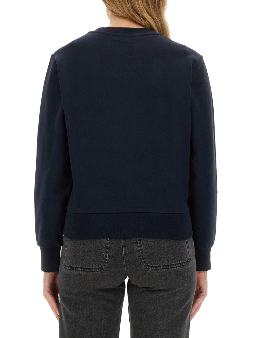 A.P.C. Relaxed Fit Black Sweatshirt