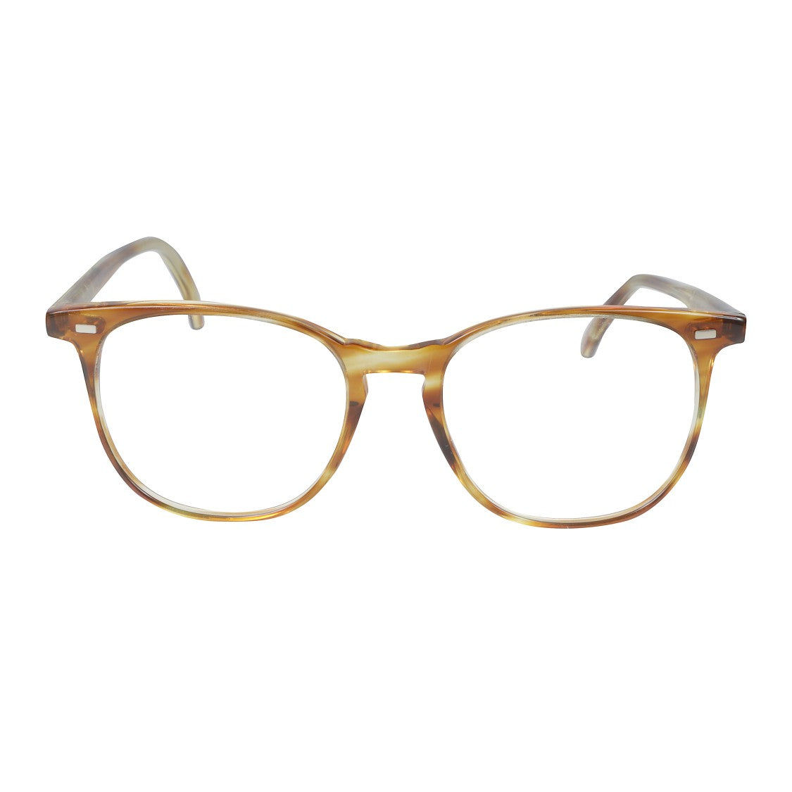 Kador Simple Round Tortoiseshell Sunglasses With Keyhole Bridge