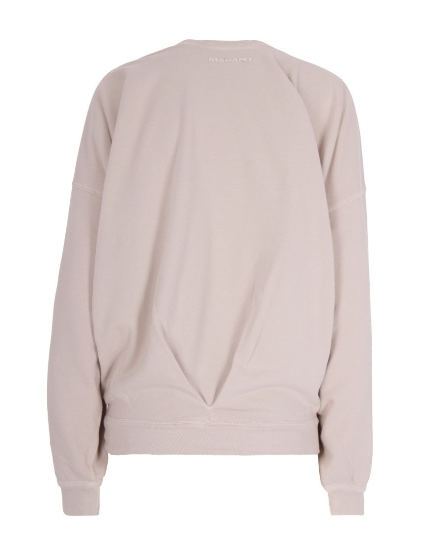 Isabel Marant Étoile Draped Cotton Sweatshirt With Pleated Detailing