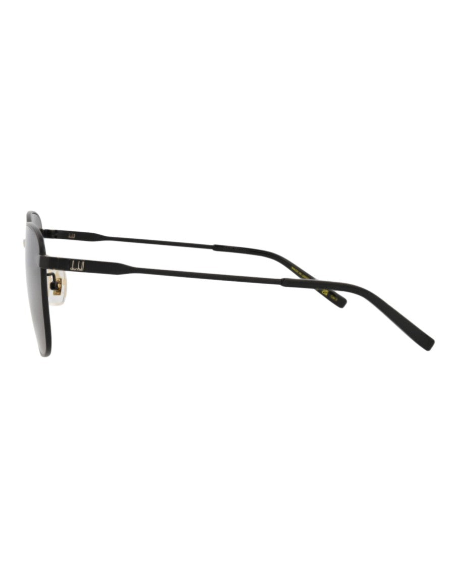 Dunhill Square-Frame Metal Sunglasses