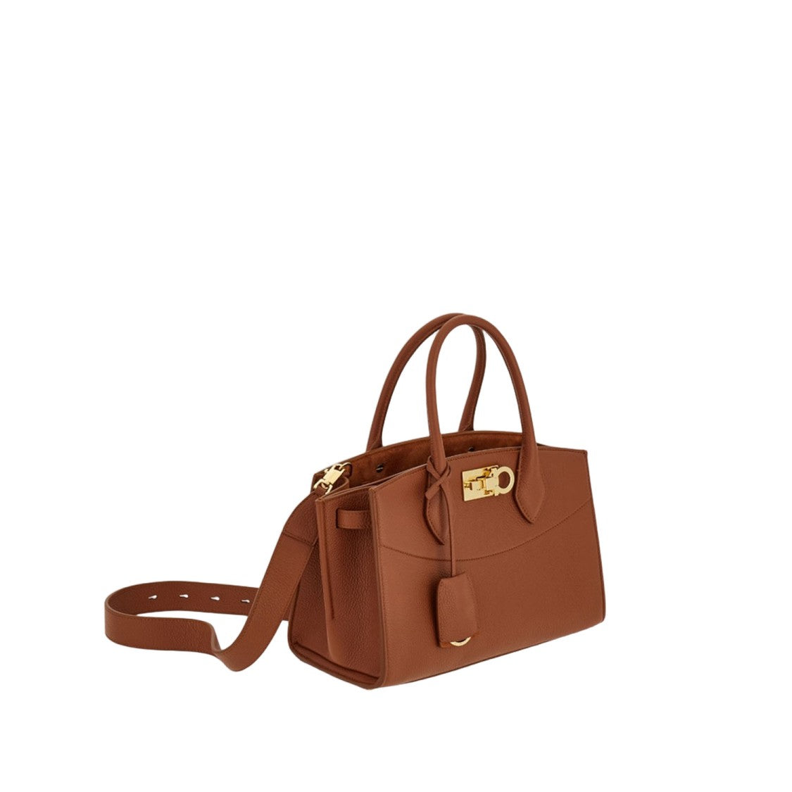 Salvatore Ferragamo Hammered Leather Handbag