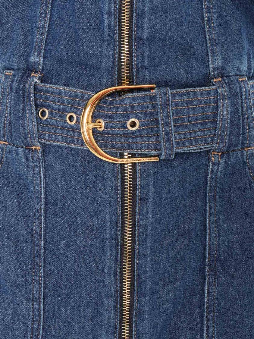 Elisabetta Franchi Contemporary Denim Jumpsuit