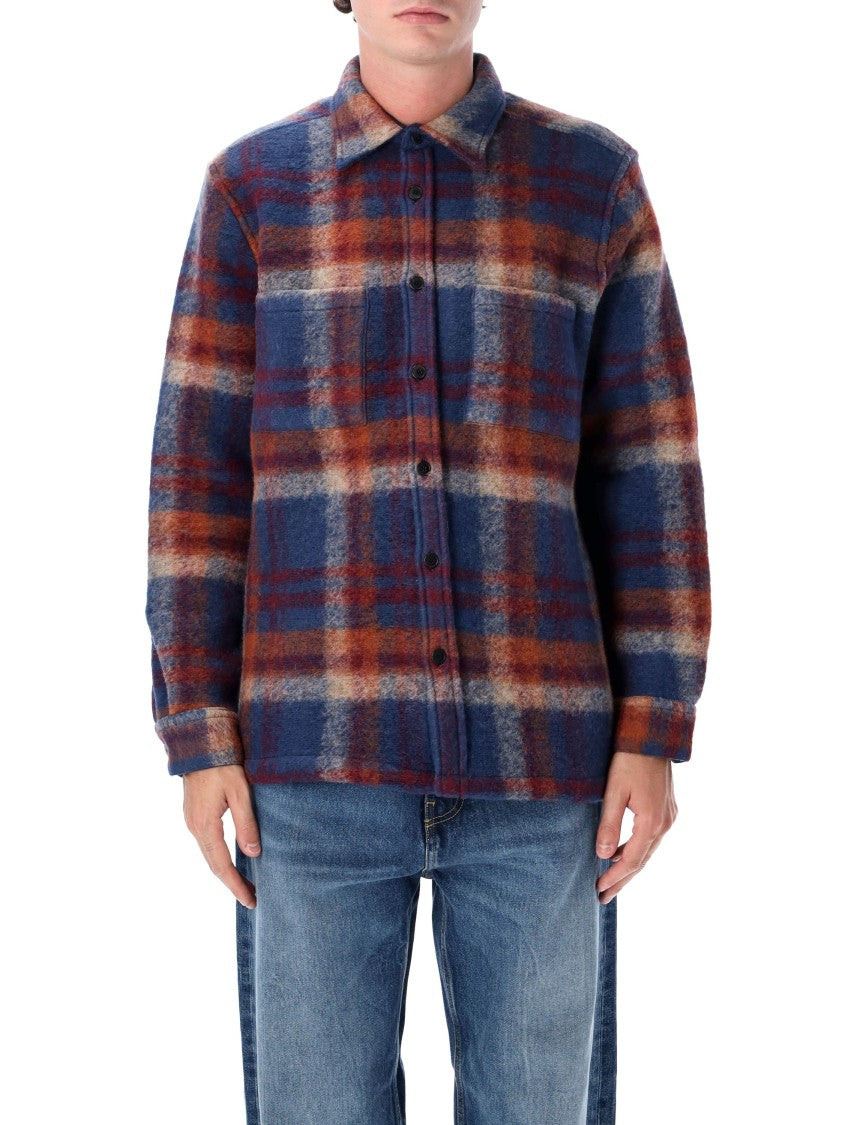 Portuguese Flannel Plaid Button-Up Shirt Jacket
