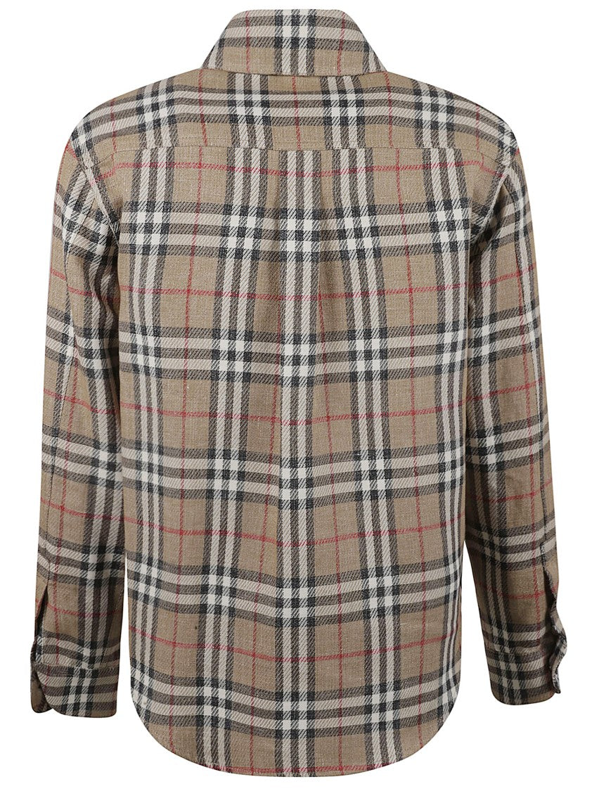 Burberry Classic Plaid Button-Up Shirt