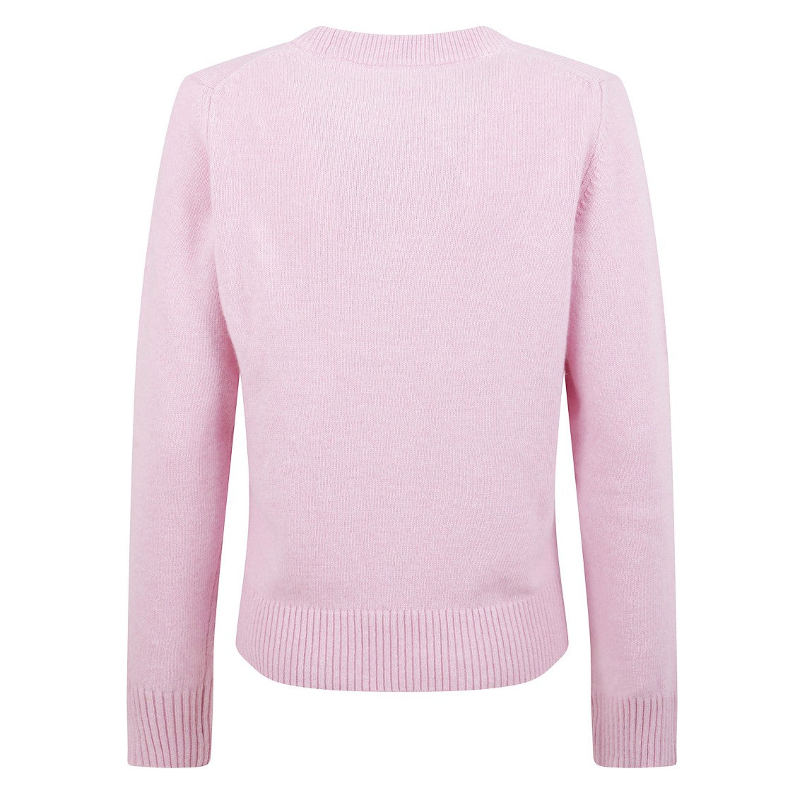 Ganni Graphic Crewneck Wool Blend Sweater