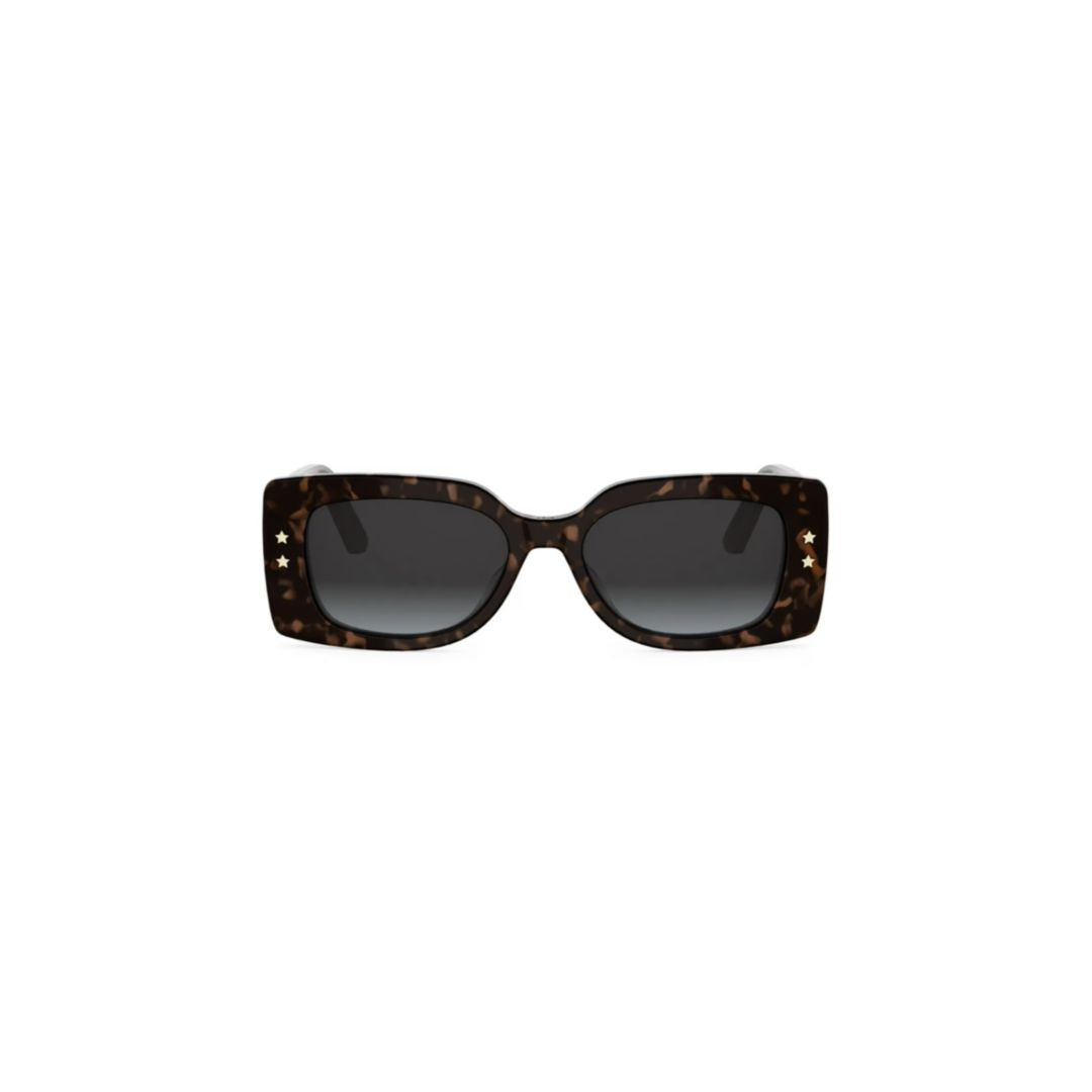 Dior Pacific S1u Rectangular Tortoiseshell Sunglasses