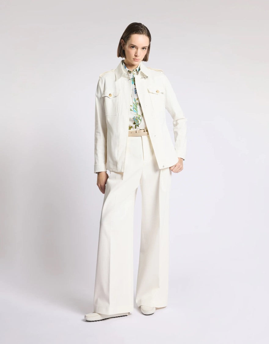 Fay Shirt Jacket With Distinctive Hook Closure