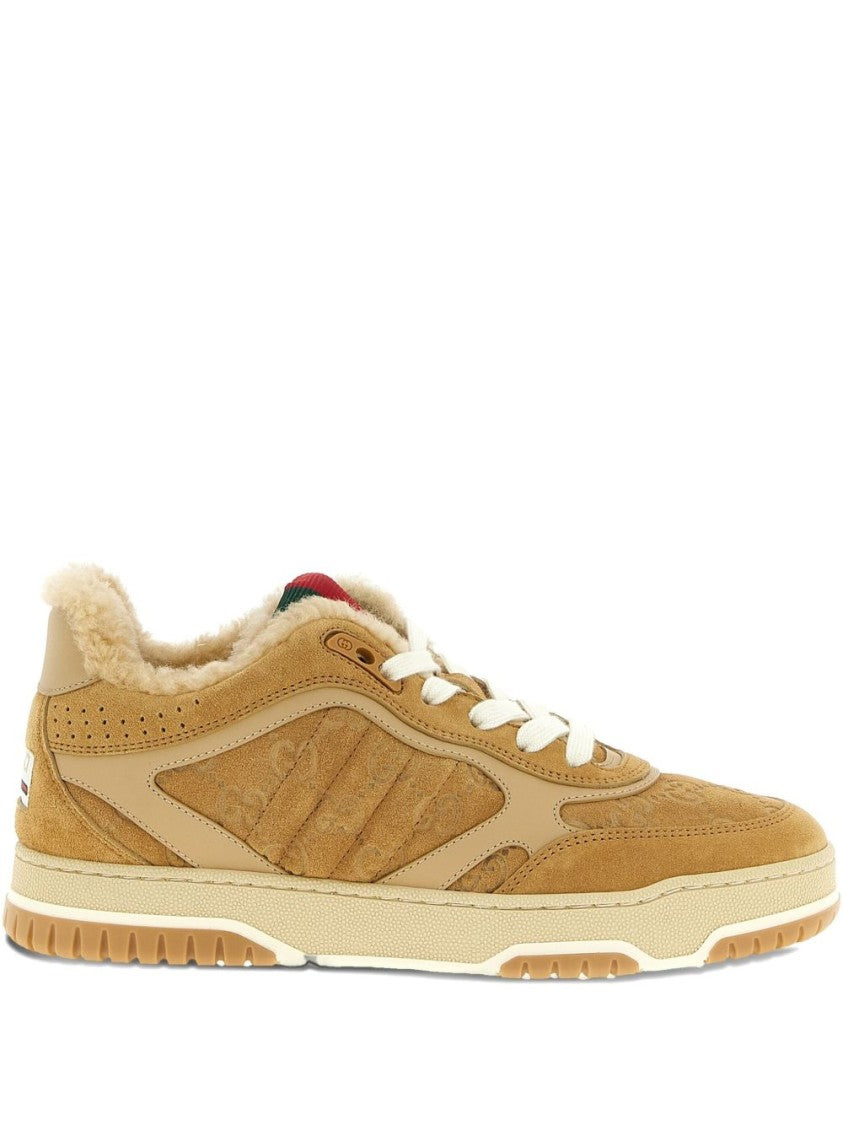 Gucci Re-Web Sneaker With Merino Wool Lining