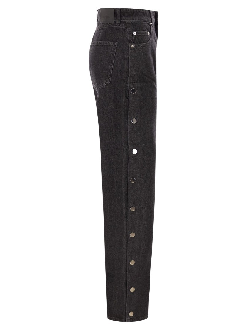 Sportmax Galante - Wide Leg Jeans With Buttons