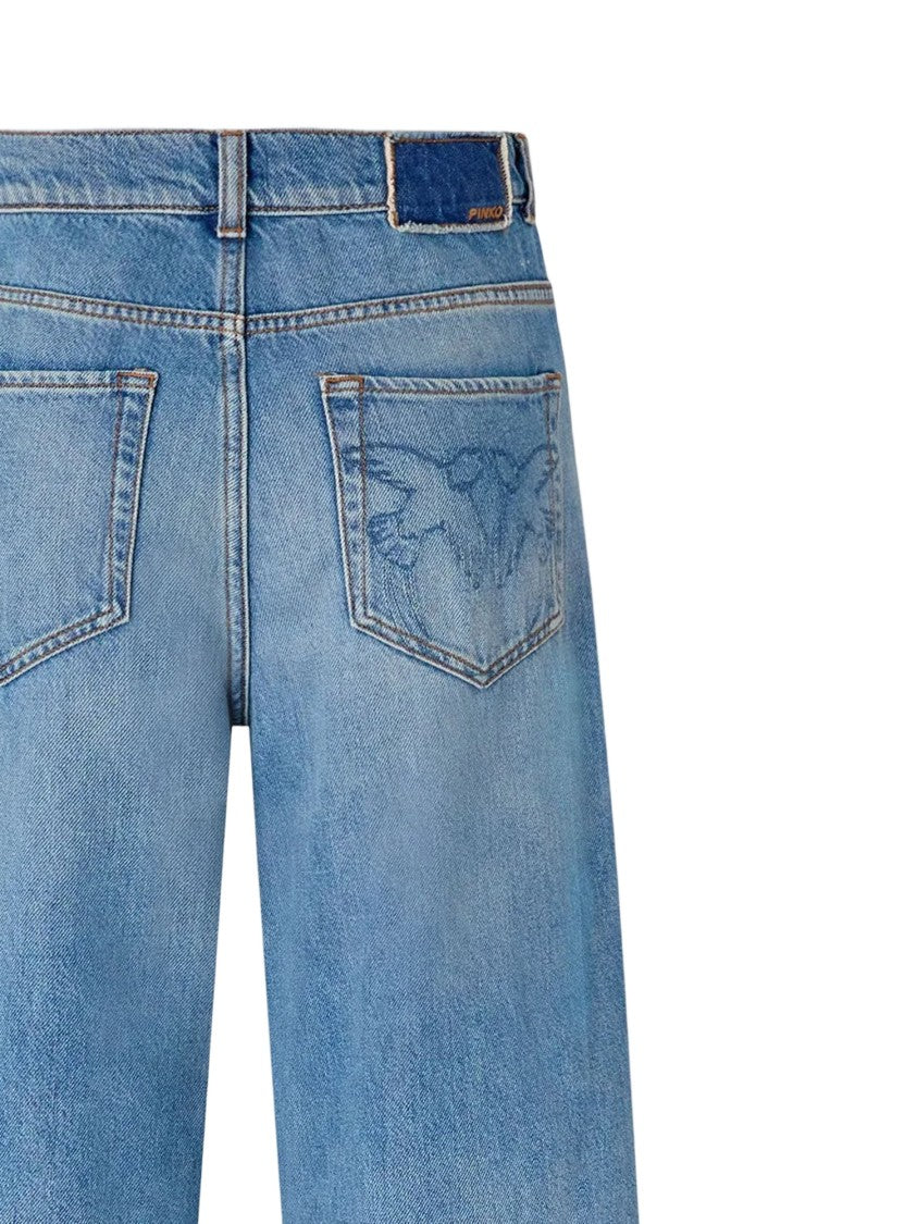 Pinko Balloon Fit Jeans With Fading