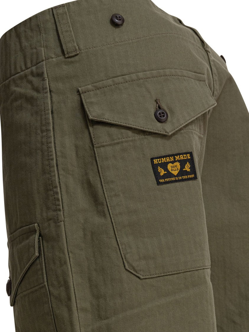 Human Made Military-Inspired Cargo Trousers With Practical Pockets