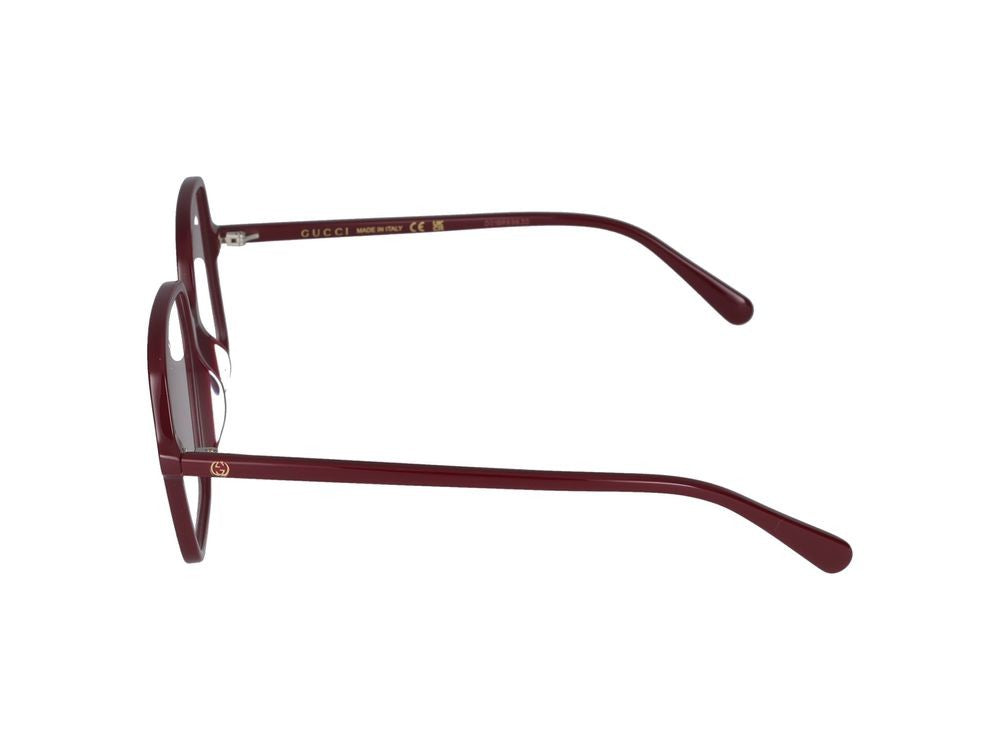 Gucci Eyeglasses Gg1003o 005 Burgundy Burgundy Transparent 53/16/140