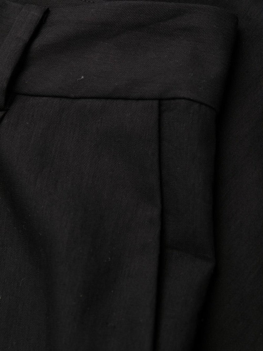 Proenza Schouler Drapey Suiting Wide Leg Pant