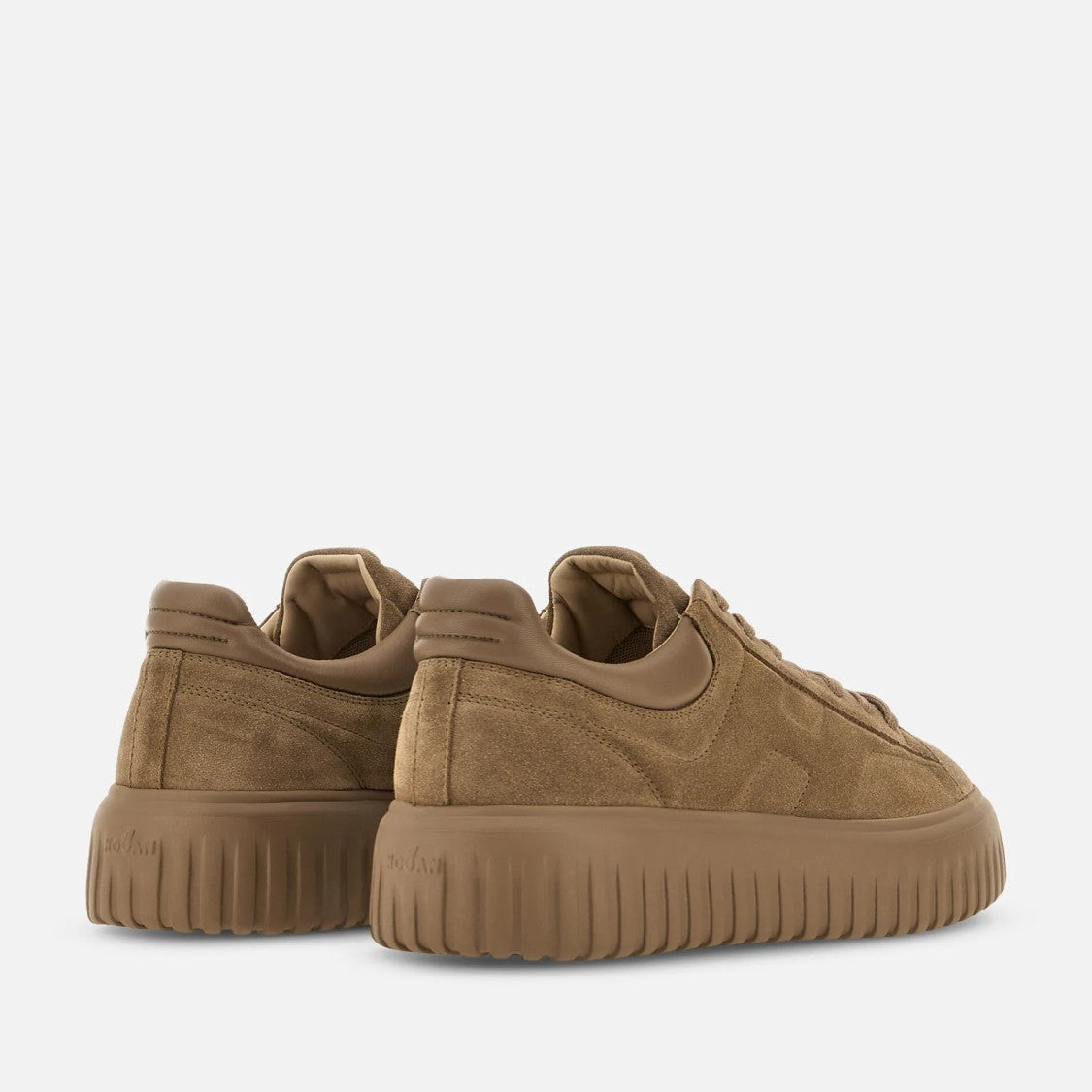 Hogan H-Stripes H Shoes With Distinctive Suede Upper