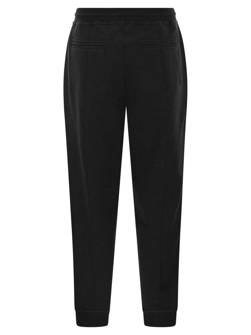 Brunello Cucinelli Techno Cotton Fleece Trousers