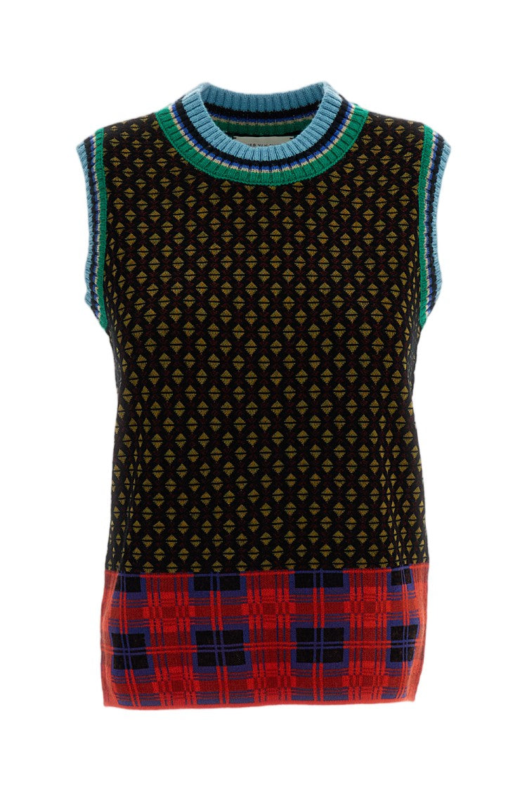 Dries Van Noten Jacquard Knit Top