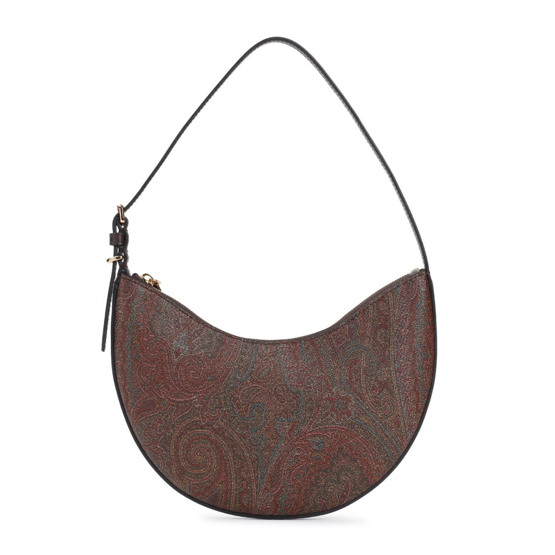 Etro Essential Brown Cotton Hobo Bag