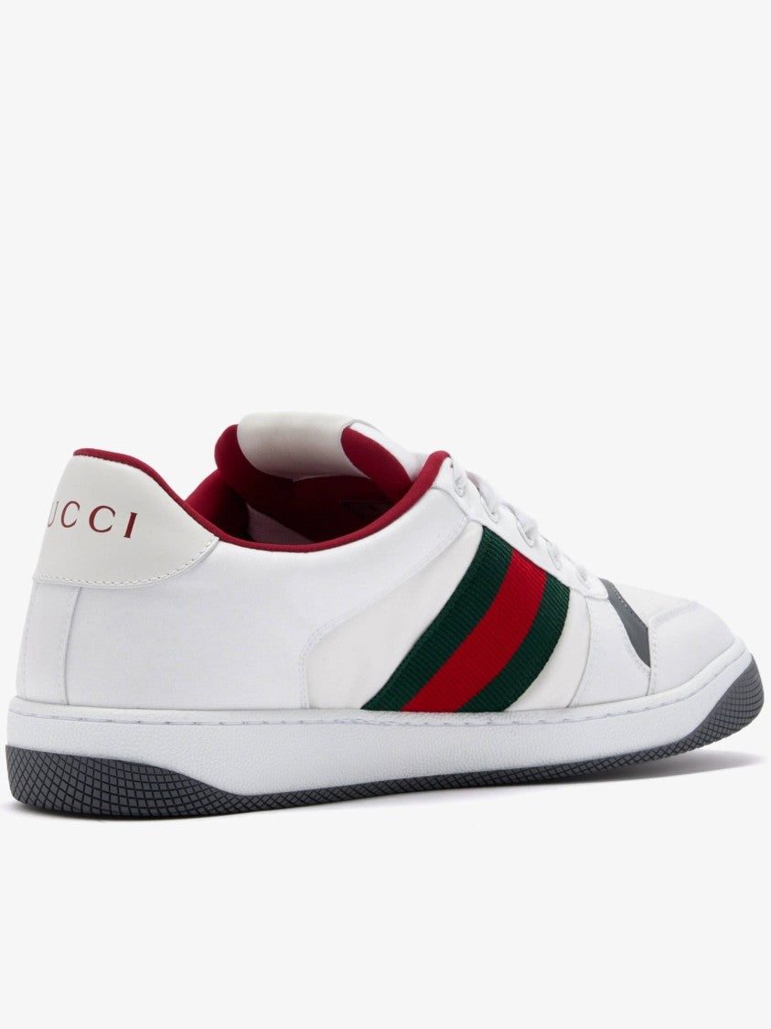 Gucci Low-Top Sneaker With Striped Detailing And Textured Sole