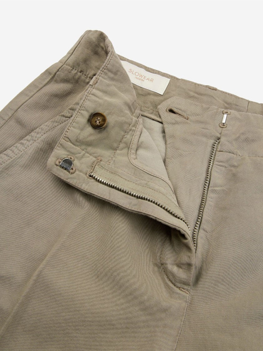 Incotex Straight-Leg Pleated Cotton Pants