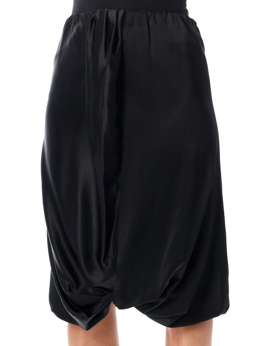 7 For All Mankind Cinch Hem Draped Gathered Mini Dress