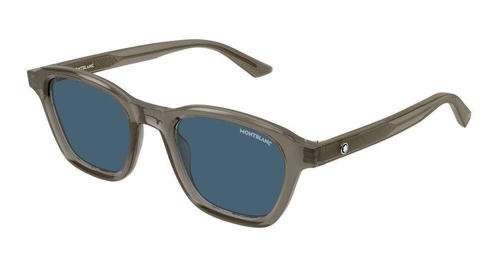 Montblanc Grey Mb0384s Acetate Sunglasses